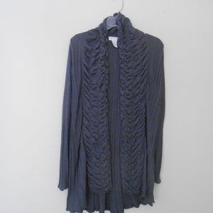 Christina gray size large sweater.